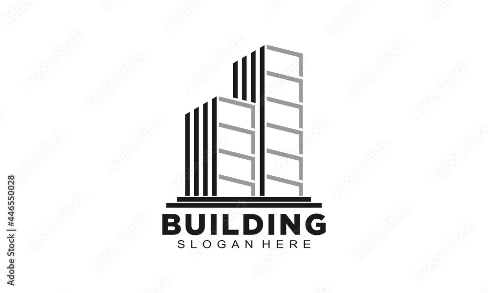 Building modern vector logo Building modern vector logo