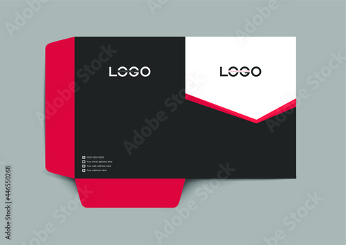 Business folder design cover template, layout for of text and photos, the universal concept cover for a catalog, booklet, leaflet, banners, vector background.