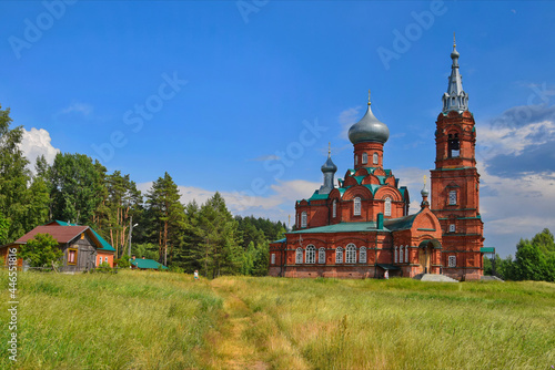 Rural Orthodox church in Shirkov Pogost village photo