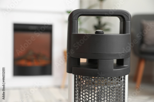 Electric heater in room, cl...