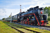 Steam train to Ostashkov town