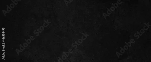 Obraz  z motywem Panorama of Dark grey black slate background or texture. Black granite slabs background