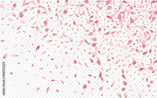 Pink Tree Vector Transparent Background. Apple