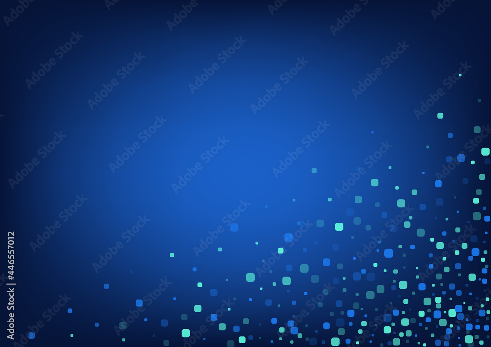 Turquoise Square Flying Blue Vector Background. Turquoise Square Flying Blue Vector Background.