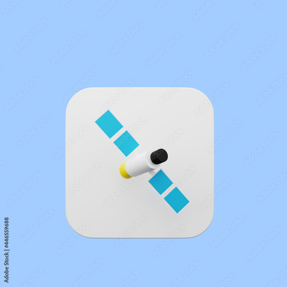 3d illustration of element user interface ui simple icon 3d illustration of element user interface ui simple icon