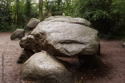 The largest Dutch dolmen in Borger, province of Drenthe, The Netherlands photo