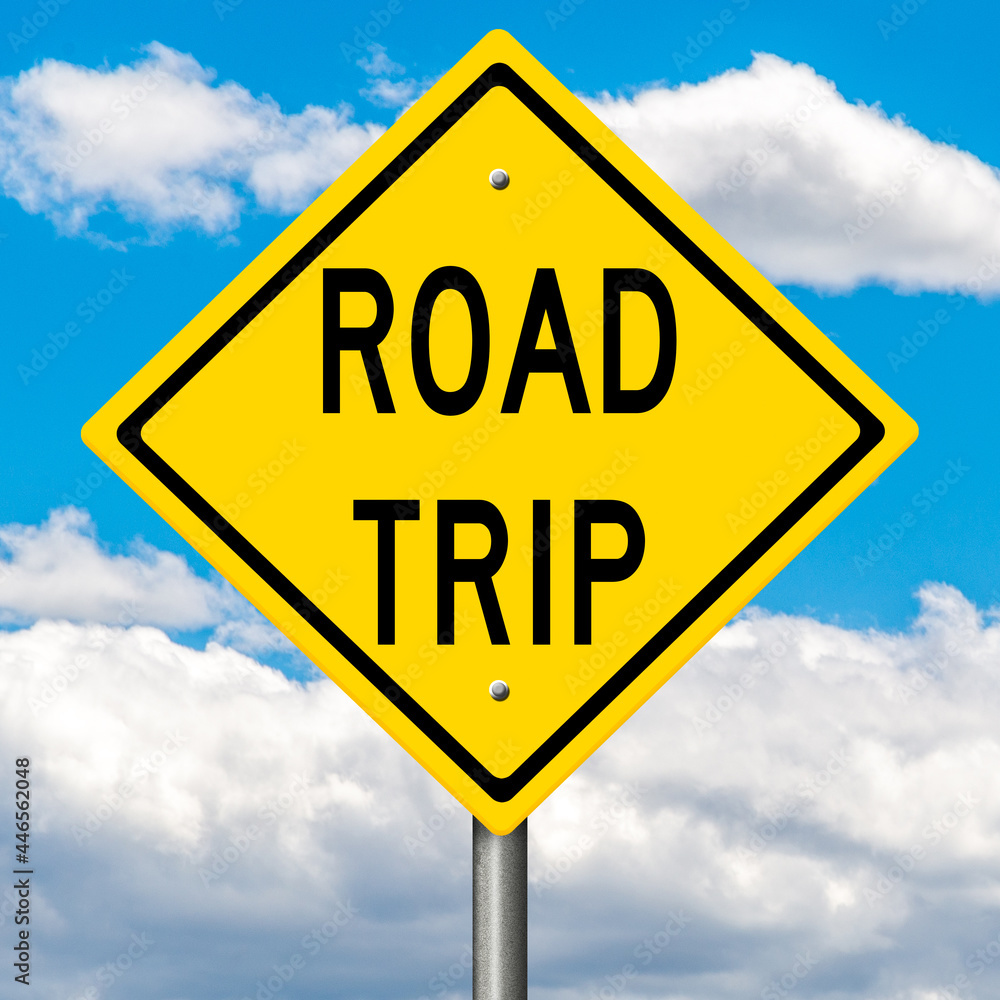 Rendering of a yellow highway sign Rendering of a yellow highway sign