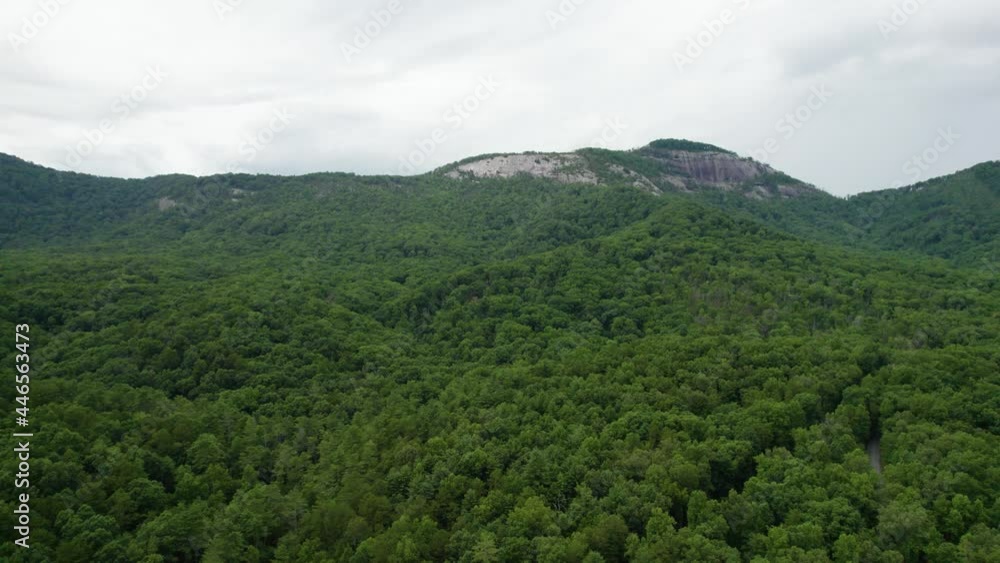 Aerial flight near table rock mountain Aerial flight near table rock mountain