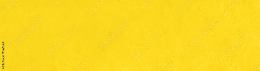 Yellow textured painted web banner summer background