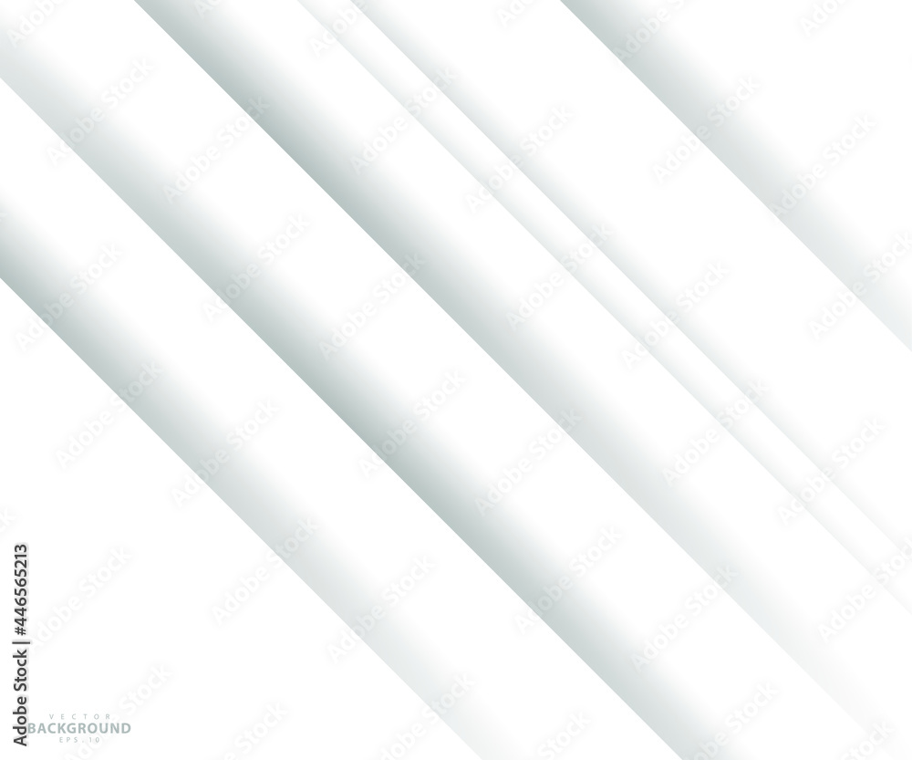 Fototapeta premium White and gray color abstract geometric background. Tech design. Vector illustration.