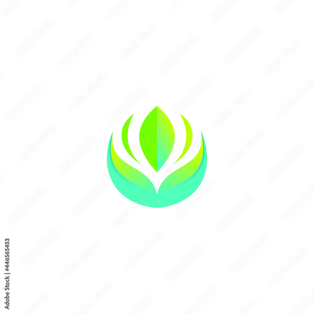 Flower Lotus Nature Logo
