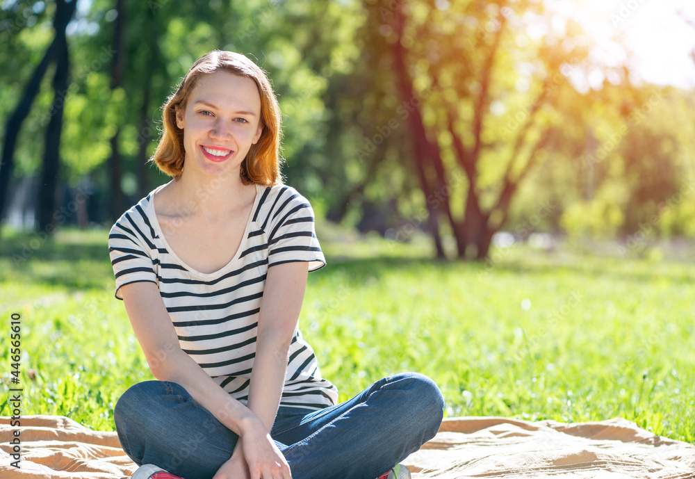 Portrait of a young attractive woman Portrait of a young attractive woman