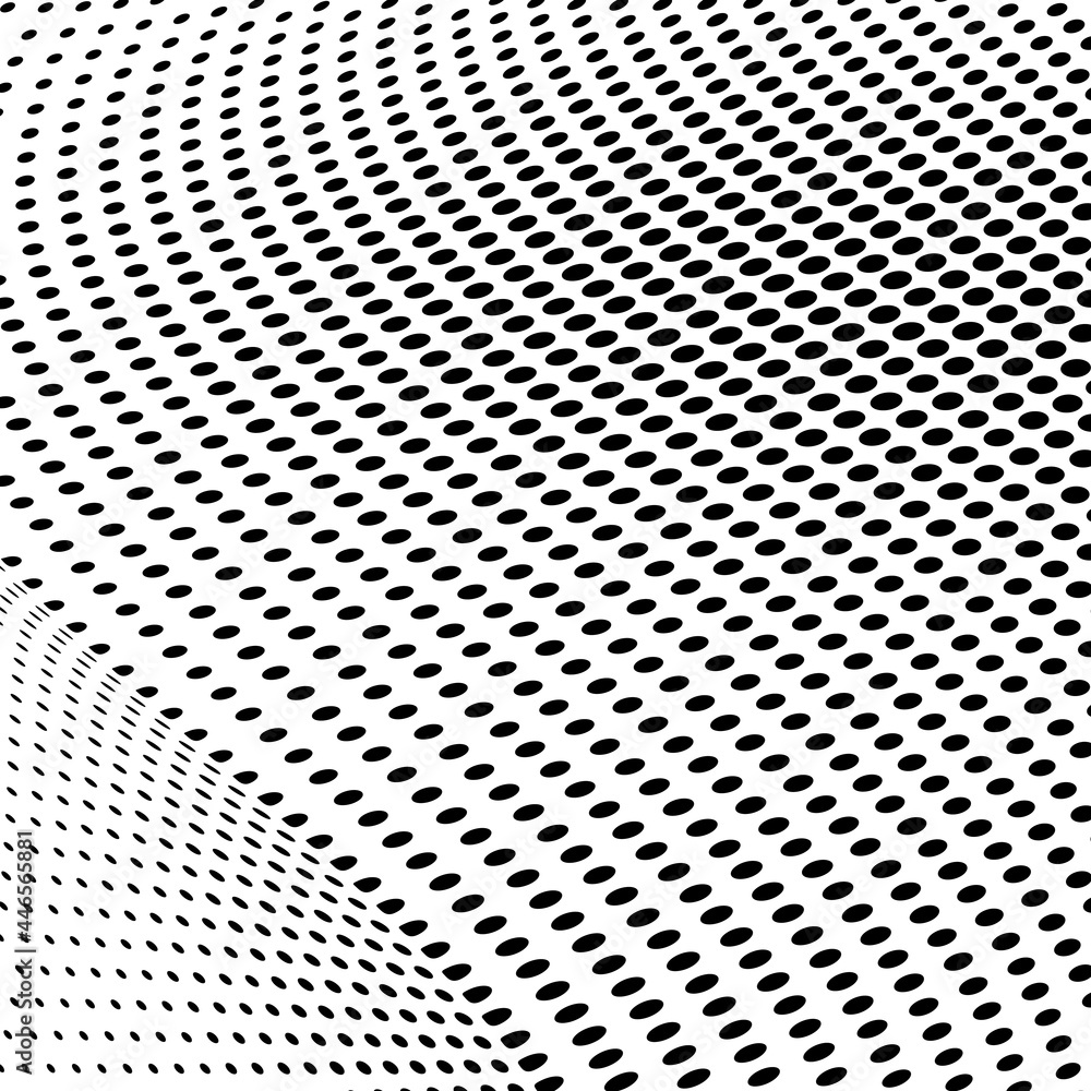 Abstract halftone wave dotted background Abstract halftone wave dotted background