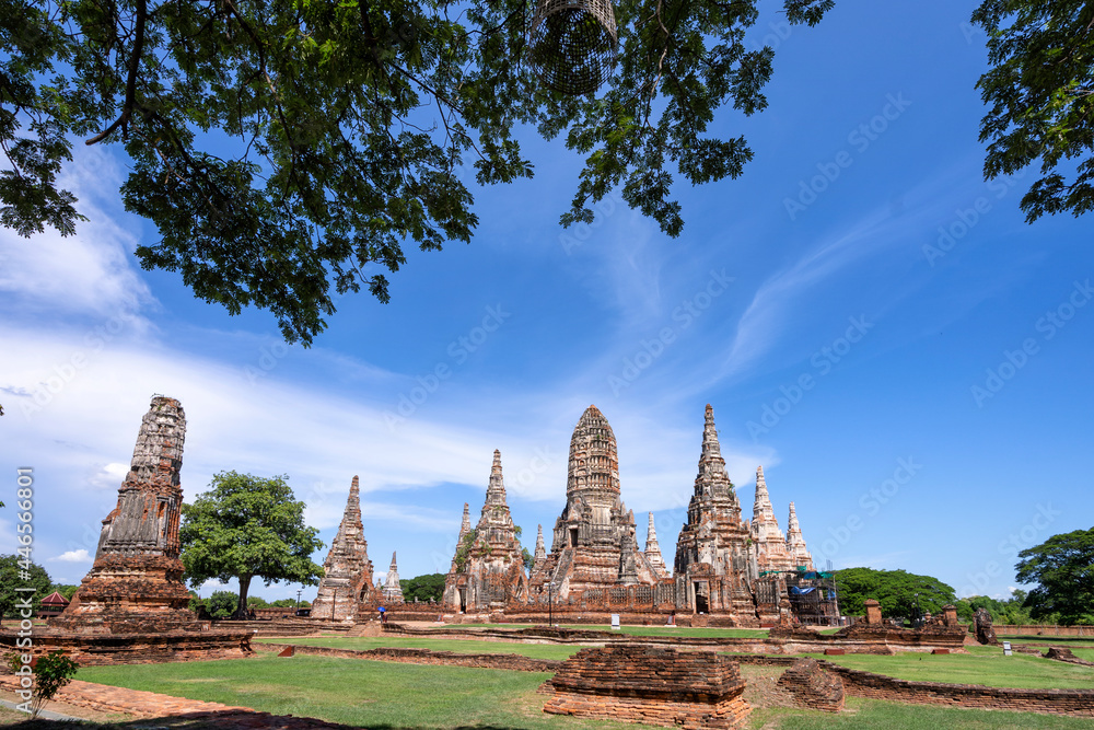 Wat Chaiwatthanaram at Ayutthaya Province, Thailand.