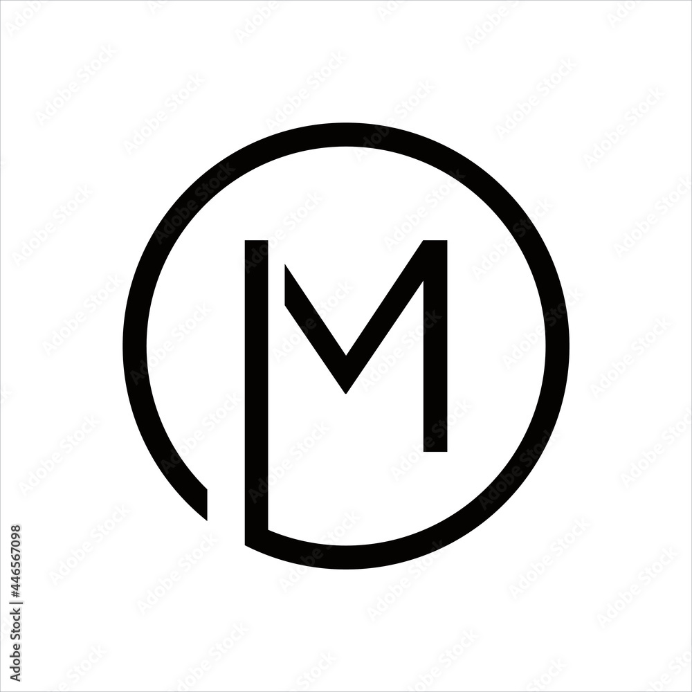 creative simple logo design initial DM creative simple logo design initial DM