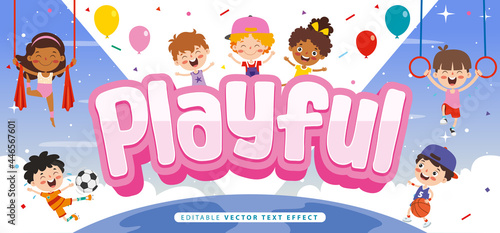 Fully Editable Text Effect Style