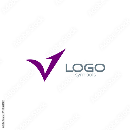 V Arrow Logo Simple