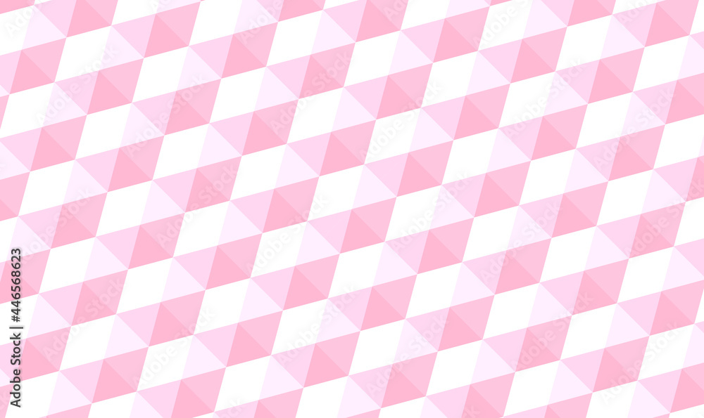 3D hexagonal pyramids background, pattern in pink and white colors. Abstract geometric texture design. Minimal cover design. Hex geometry pattern. Vector 3d illustration 3D hexagonal pyramids background, pattern in pink and white colors. Abstract geometric texture design. Minimal cover design. Hex geometry pattern. Vector 3d illustration