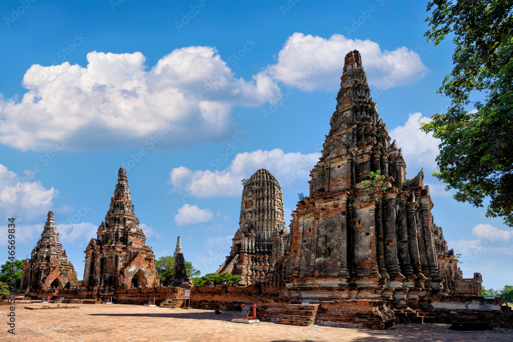 Wat Chaiwatthanaram at Ayutthaya Province, Thailand.