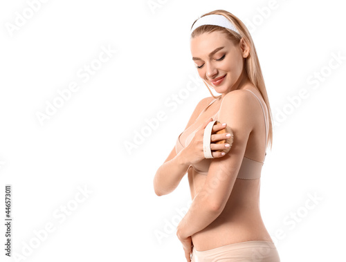 Beautiful young woman with ...