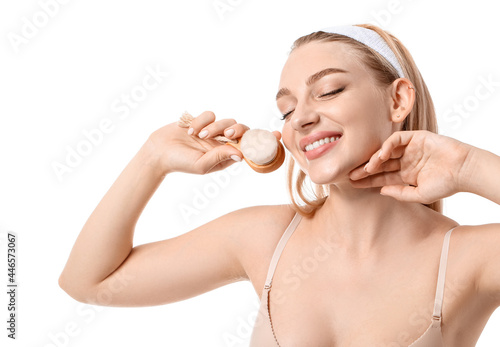 Beautiful young woman with ...