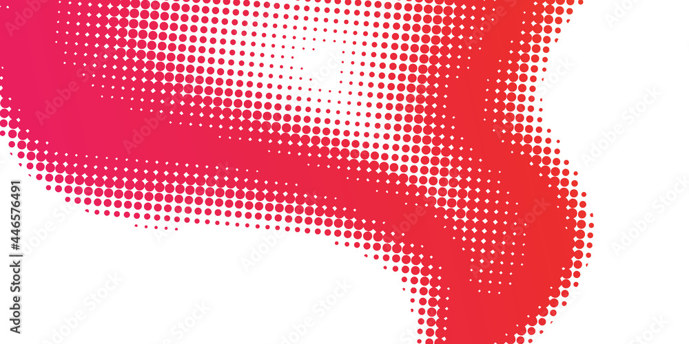 Abstract halftone red gradient background Ecology concept for your graphic design,