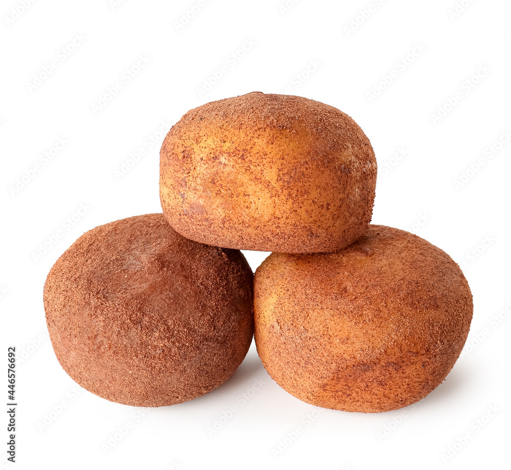 Fototapeta premium Tasty Japanese mochi on white background