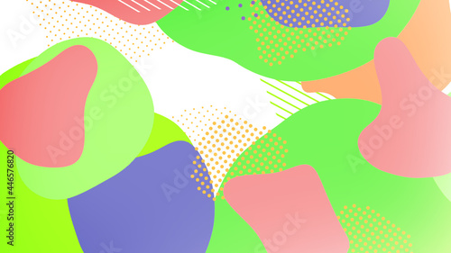 pop color paint splash pattern geometric design trendy  background01 photo