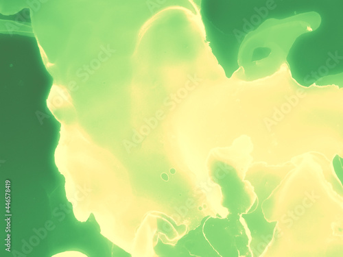 Decorative Template.  Artistic Emerald