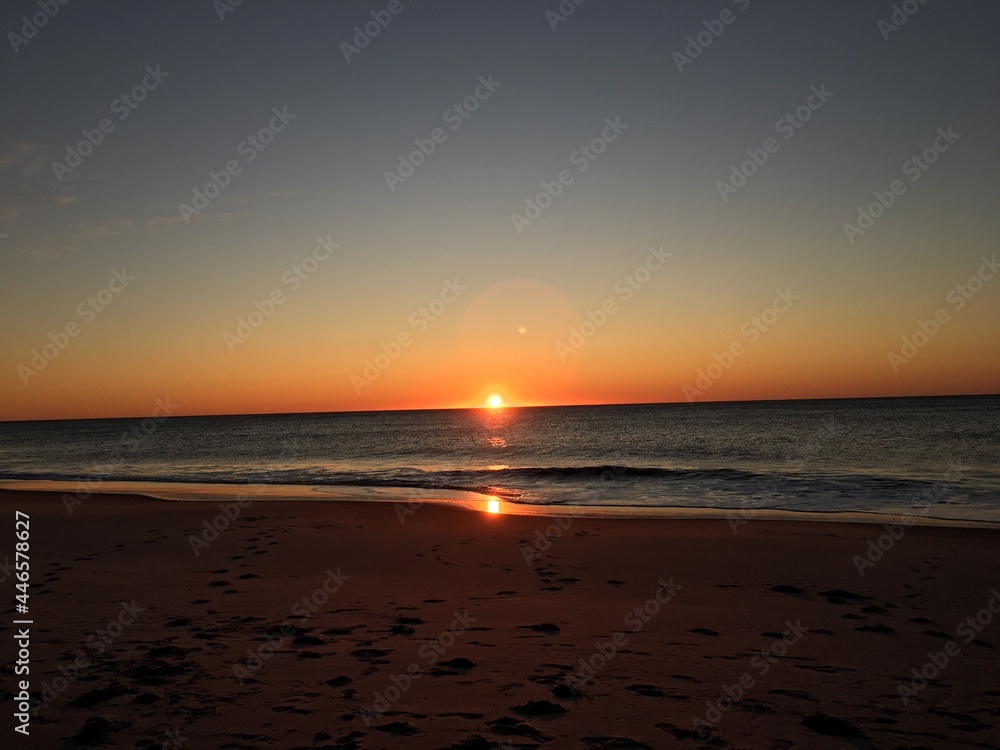 sunrise on the beach