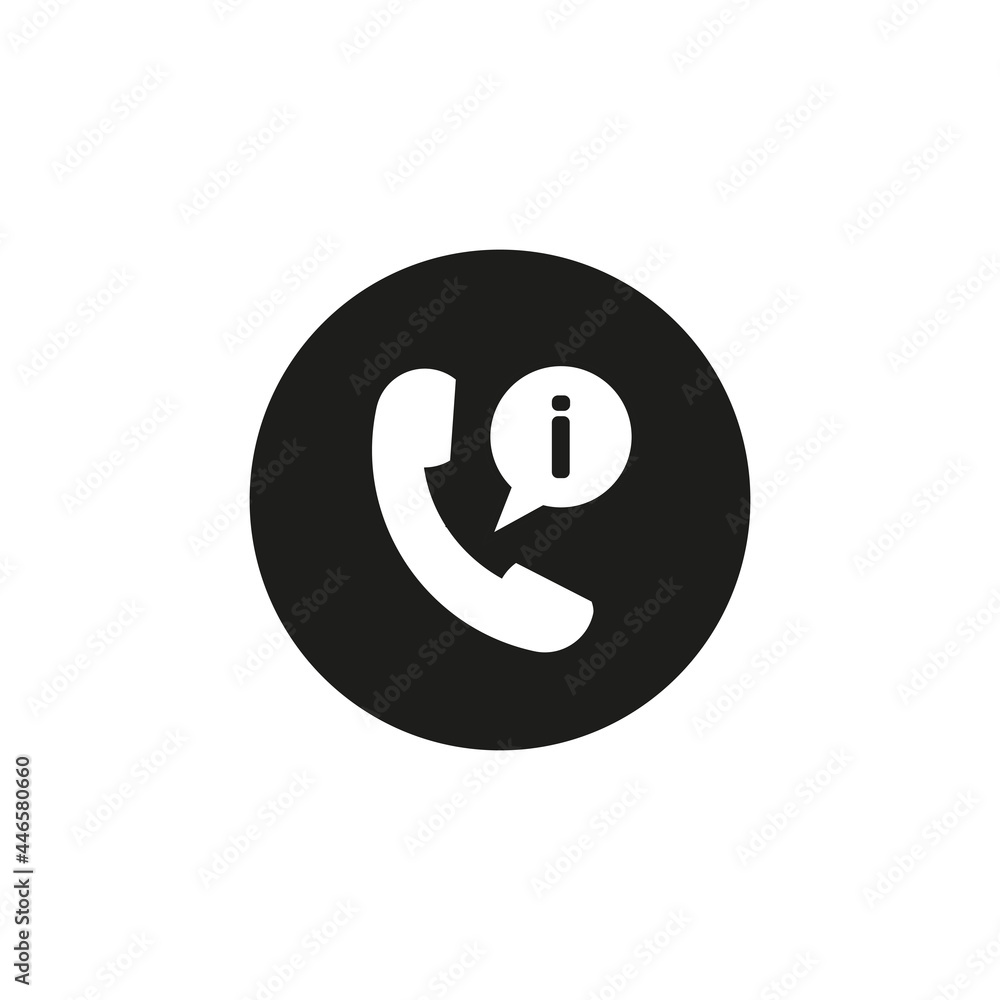 Phone receiver with information sign hand drawn outline doodle icon. Customer service, help, support concept. Vector sketch illustration for print, web, mobile and infographics on white background. Phone receiver with information sign hand drawn outline doodle icon. Customer service, help, support concept. Vector sketch illustration for print, web, mobile and infographics on white background.
