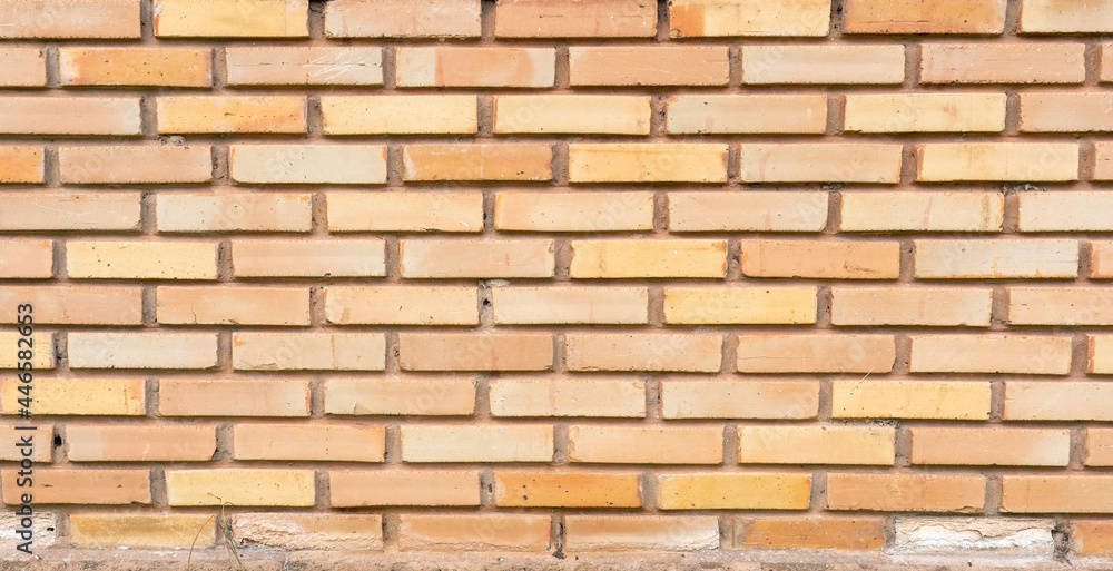 Obraz premium Brick wall texture. Old Concrete stone wall texture background. Brick wall as a background or texture. Part of a stone wall, for background or texture.