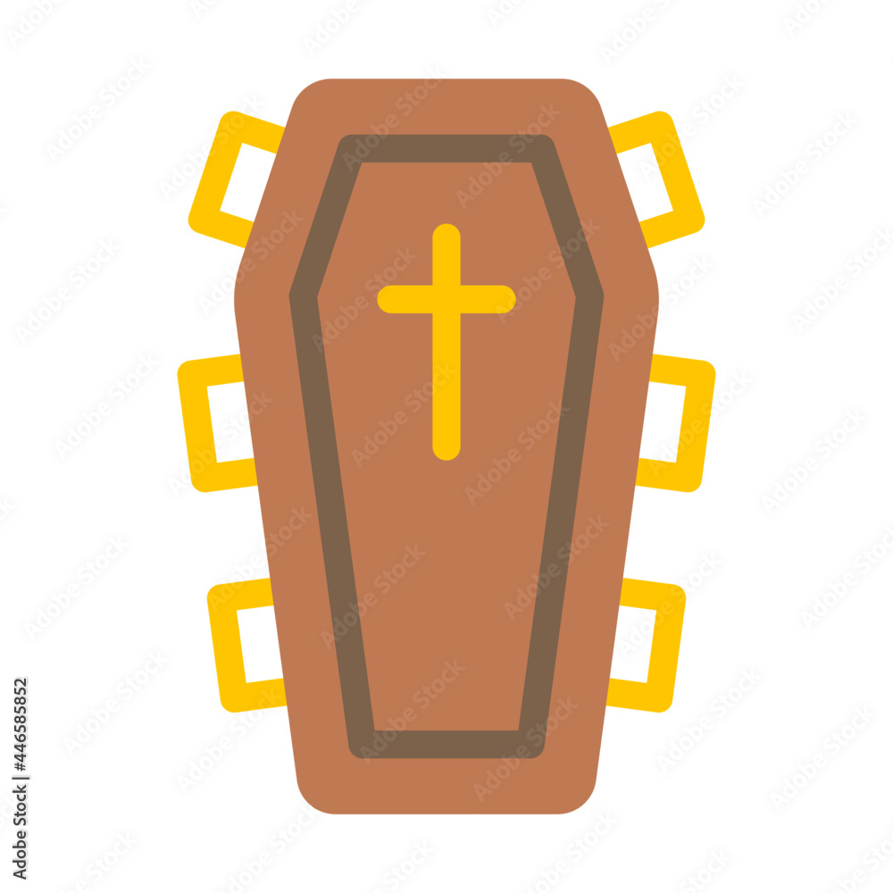 Obraz premium coffin flat icon