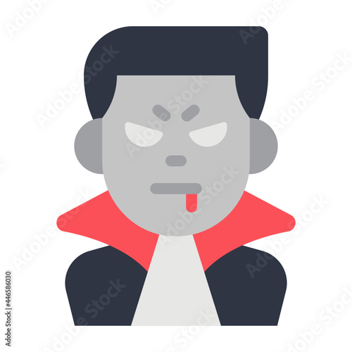 vampire flat icon