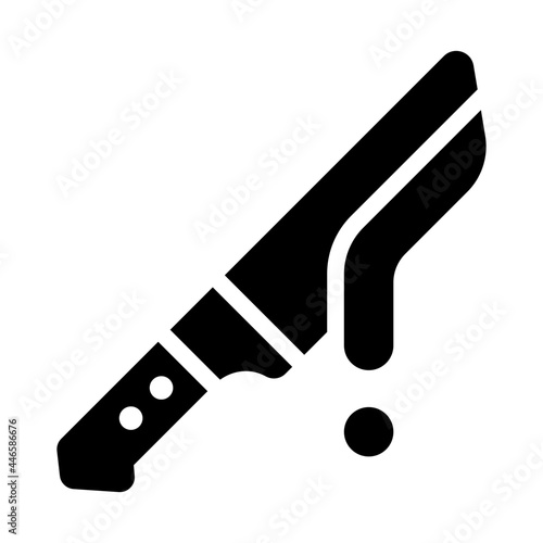 knife glyph icon