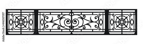 wrought iron railing handrail gate balustrade