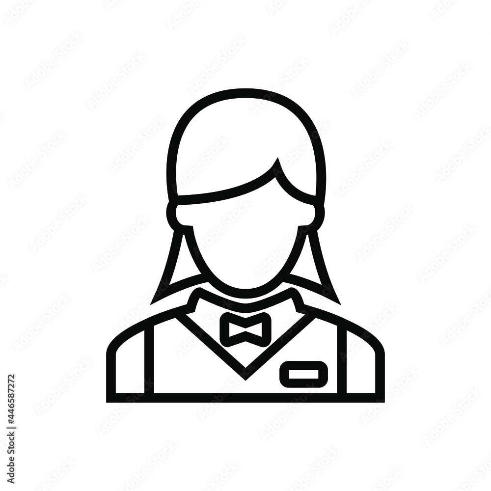 Waitress icon