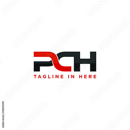 Letter PCH Logo Design. Vector Illustration. photo
