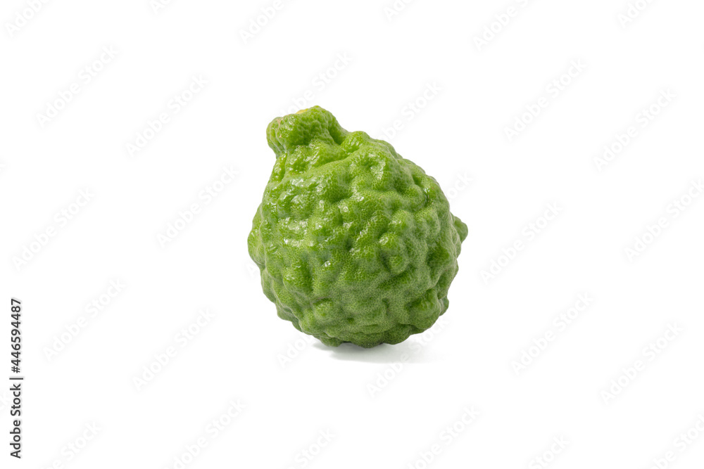 Bergamot fruit isolate on white background Bergamot fruit isolate on white background