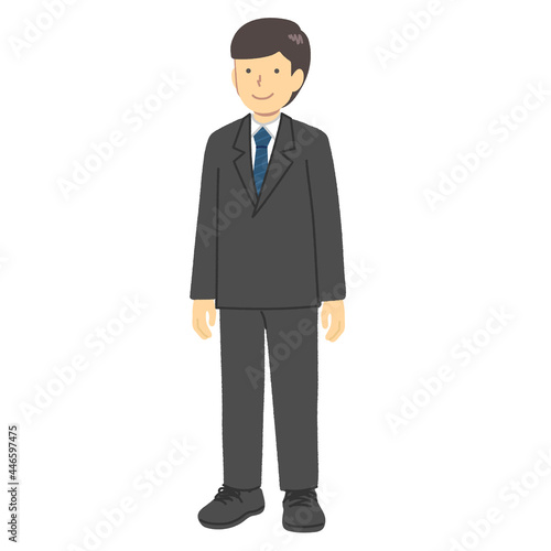 Illustration of a man in a suit