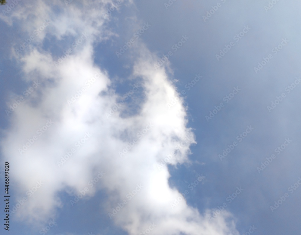 Photo of white cloud and blue sky. Photo of white cloud and blue sky.