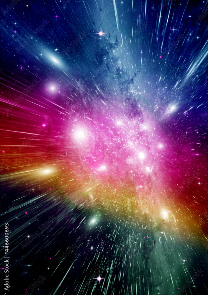 galaxy in a free space. 3D rendering galaxy in a free space. 3D rendering