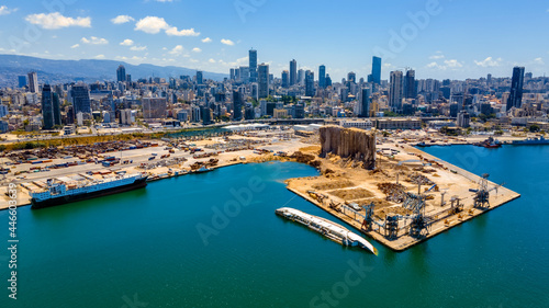 Beirut Port Massive August 4 Explosion site