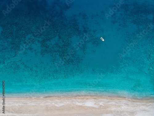 Water surface of mediterranean sea in Turkey. © Bohdan Bakalov