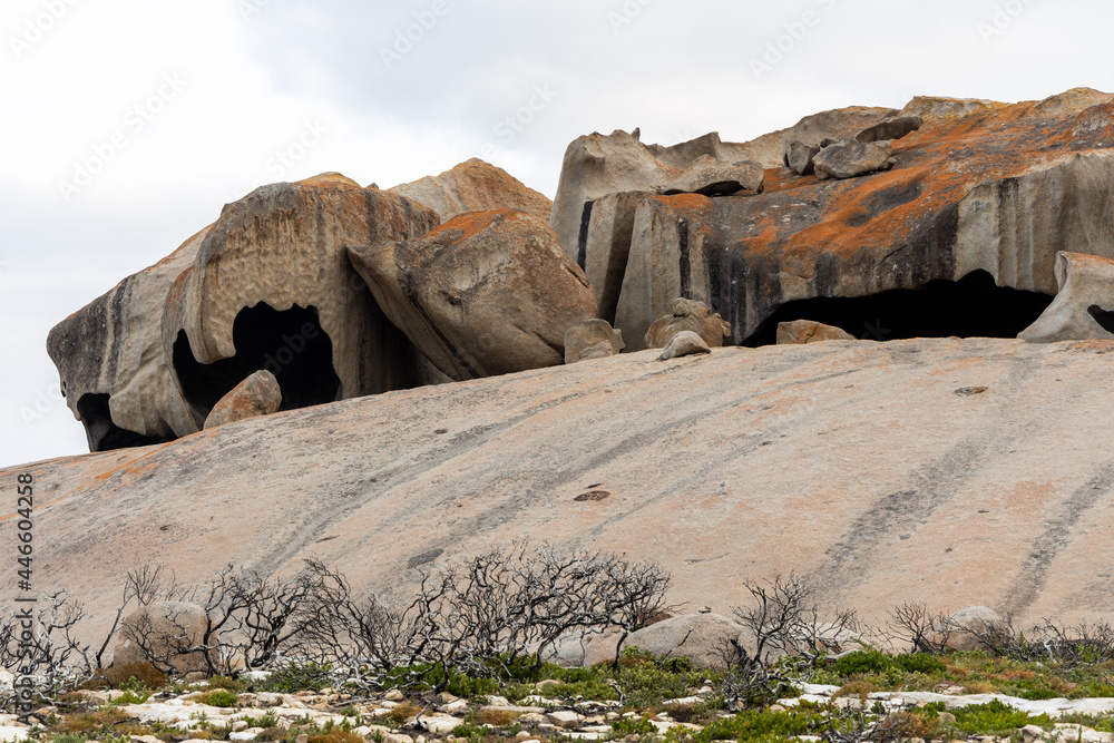 The naturally formed Remarkable Rocks located on Kangaroo Island South Australia taken on May 10th 2021 The naturally formed Remarkable Rocks located on Kangaroo Island South Australia taken on May 10th 2021