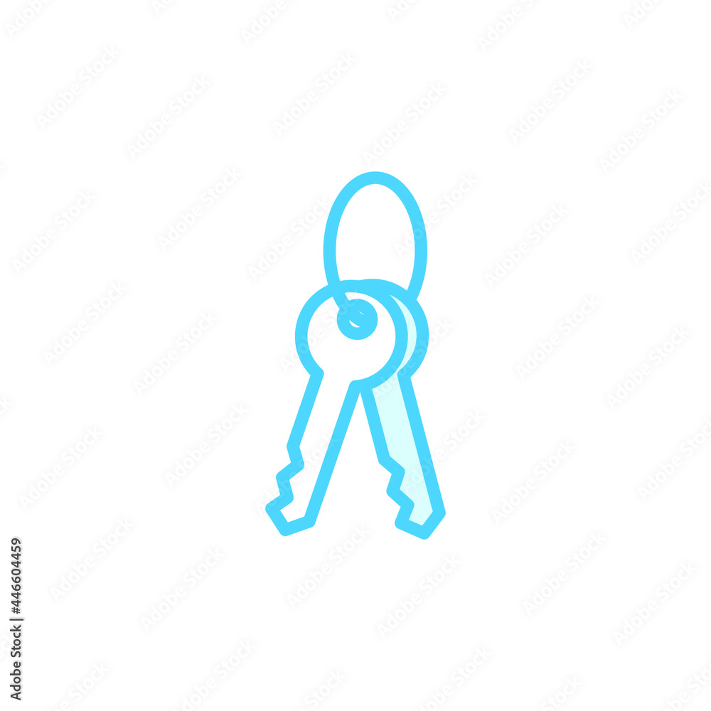 Illustration Vector Graphic of Key icon Illustration Vector Graphic of Key icon