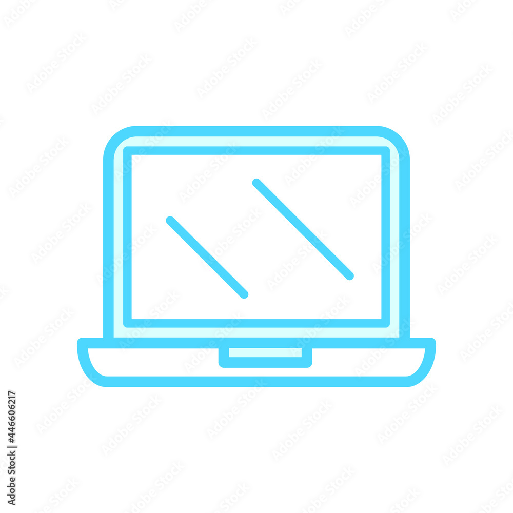 Illustration Vector Graphic of Laptop icon