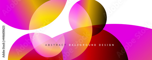 Trendy simple fluid color gradient abstract background. Mixing of colors and lines. Vector Illustration For Wallpaper, Banner, Background, Landing Page