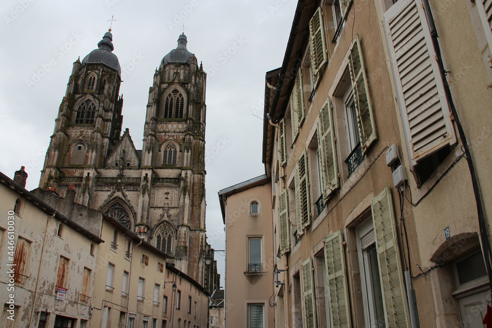 Fototapeta premium saint-nicolas basilica in saint-nicolas-de-port in lorraine (france)