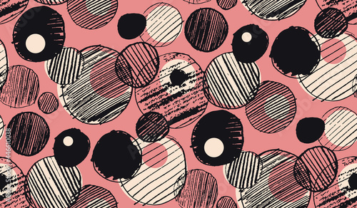 Pale pink and black color s...